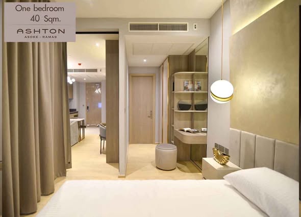 bedroom of ASHTON Asoke – Rama 9