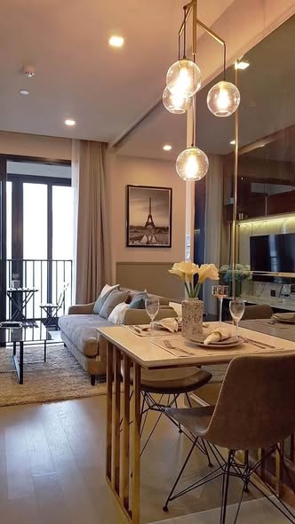 living room and room interior of Ashton Asoke
