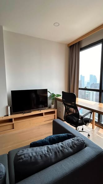 bedroom and living room of Ashton Chula-Silom