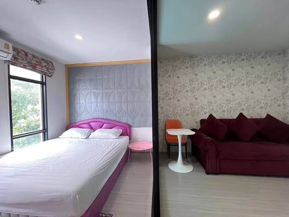 bedroom of Aspire Asoke-Ratchada