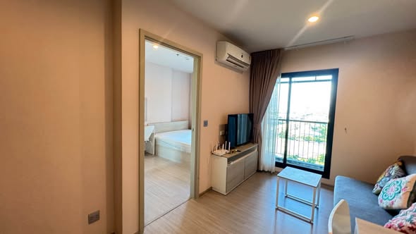 bedroom of แอสปาย เอราวัณ ไพร์ม Aspire Erawan Prime