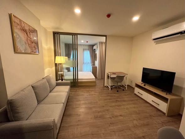 living room and bedroom of Aspire Pinklao – Arunammarin