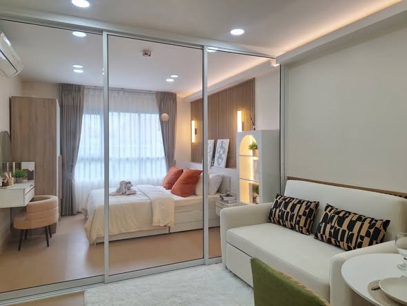 bedroom of Aspire Sathon-Taksin (Brick Zone)