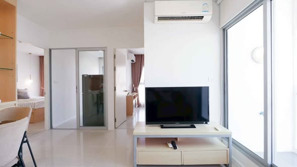bedroom and living room and room interior of Aspire Sukhumvit 48