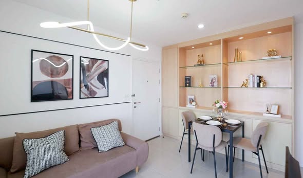 living room of Aspire Sukhumvit 48