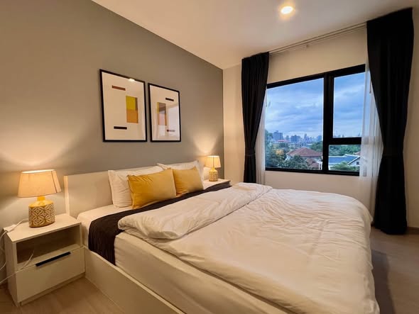 bedroom of Aspire Sukhumvit-On Nut