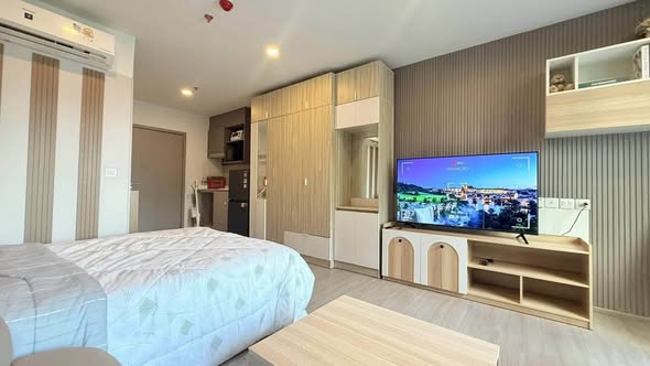 bedroom of Aspire Sukhumvit-Rama 4