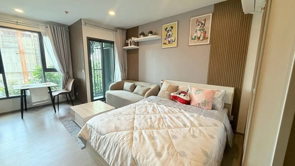 bedroom of Aspire Sukhumvit-Rama 4