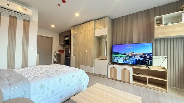 bedroom of Aspire Sukhumvit-Rama 4