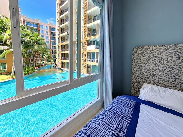 bedroom of Atlantis Condo Resort Pattaya