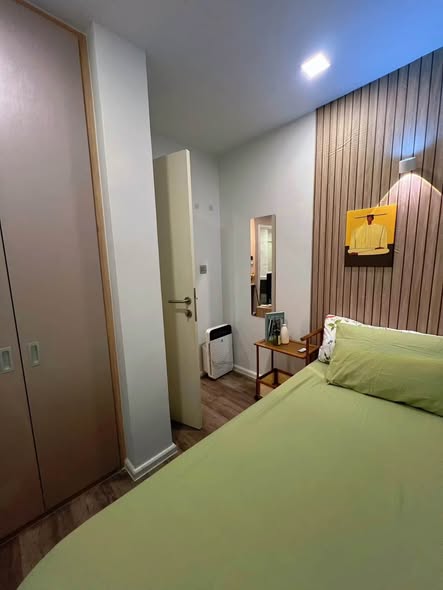 bedroom of Atmoz รัชดา-ห้วยขวาง คอนโด