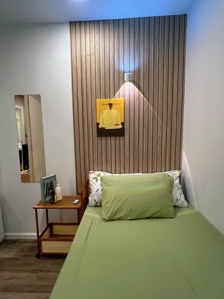 bedroom of Atmoz รัชดา-ห้วยขวาง คอนโด