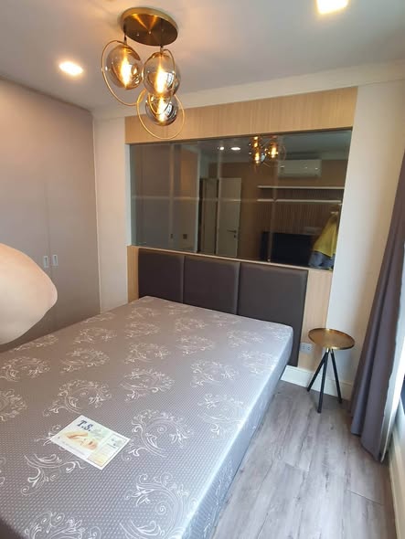 bedroom of Atmoz รัชดา-ห้วยขวาง คอนโด