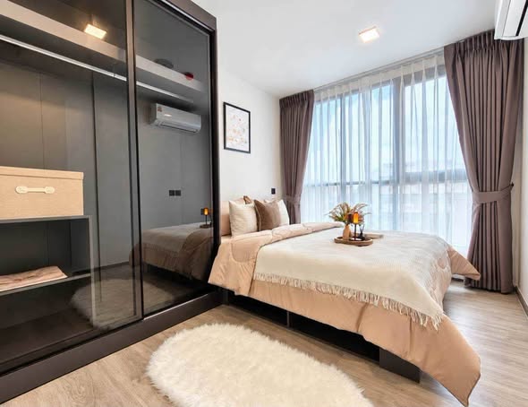 bedroom of Atmoz Palacio Ladprao Wanghin | แอทโมซ พาลาซิโอ ลาดพร้าว วังหิน