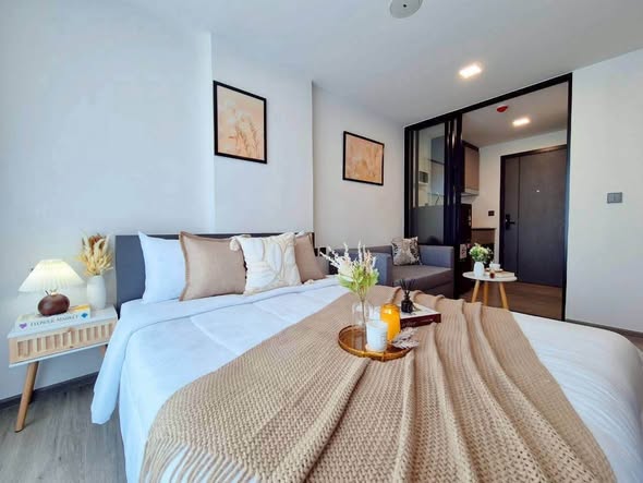 bedroom of Atmoz Palacio Ladprao Wanghin | แอทโมซ พาลาซิโอ ลาดพร้าว วังหิน