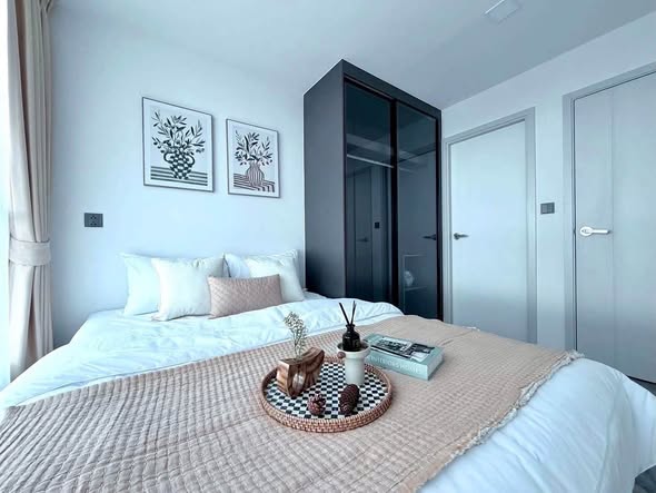 bedroom of Atmoz Palacio Ladprao Wanghin | แอทโมซ พาลาซิโอ ลาดพร้าว วังหิน