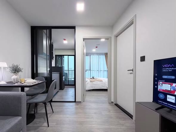 bedroom and living room and room interior of Atmoz Palacio Ladprao Wanghin | แอทโมซ พาลาซิโอ ลาดพร้าว วังหิน