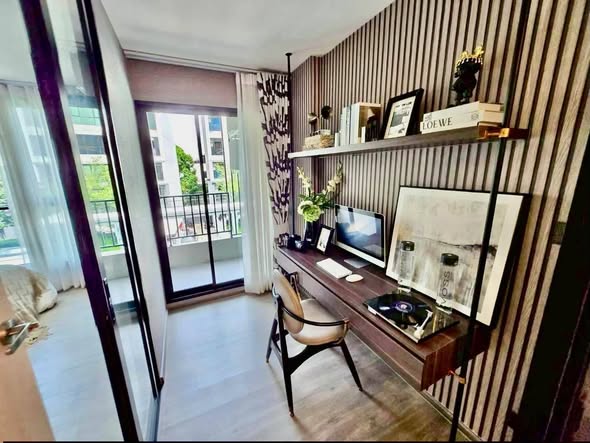 living room and bedroom and room interior of Atmoz Palacio Ladprao Wanghin | แอทโมซ พาลาซิโอ ลาดพร้าว วังหิน