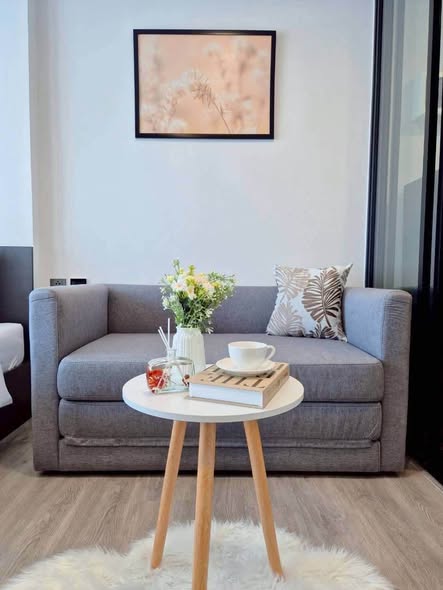 living room and room interior of Atmoz Palacio Ladprao Wanghin | แอทโมซ พาลาซิโอ ลาดพร้าว วังหิน
