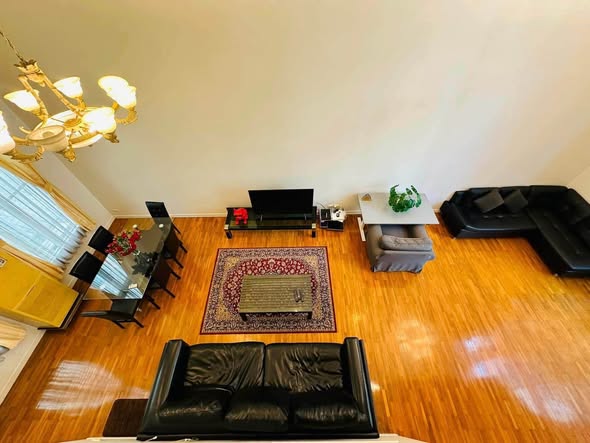 living room of Baan klang Krung (British Town – Thonglor)