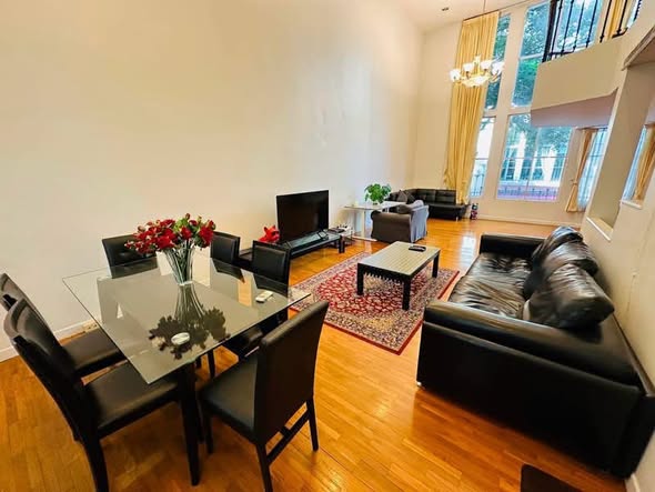 living room and room interior of Baan klang Krung (British Town – Thonglor)