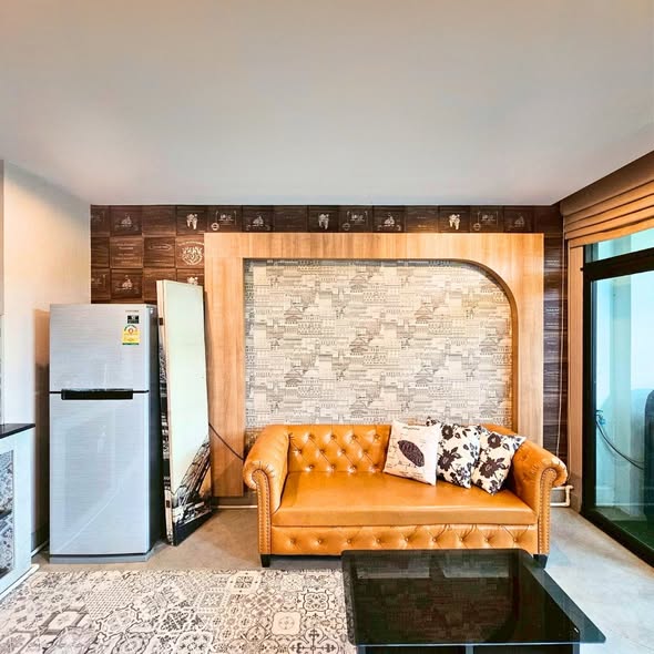 living room and room interior of Baan Navatara Condominium