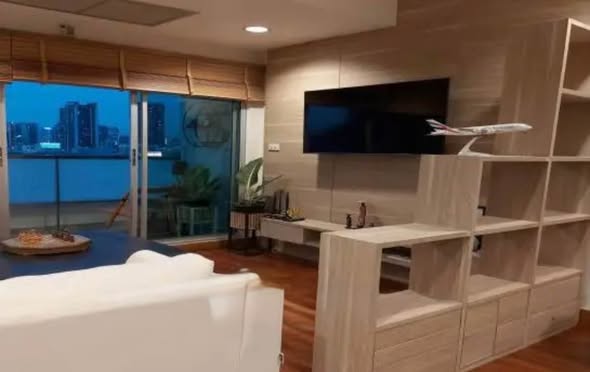 living room and room interior of Baan Nonzee Condominium