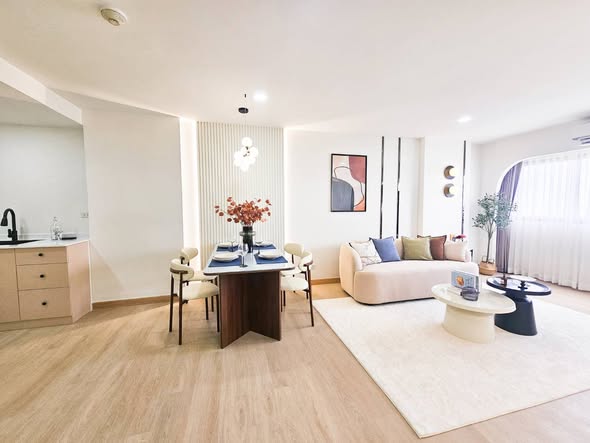 living room of Baan Onnut Condominium