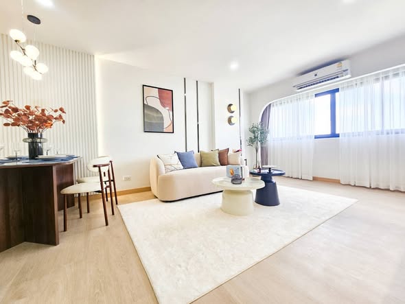 living room of Baan Onnut Condominium