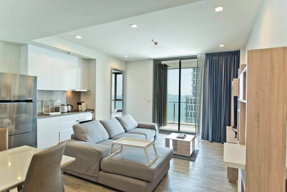 living room of Baan Plai Haad Pattaya