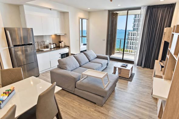 living room of Baan Plai Haad Pattaya