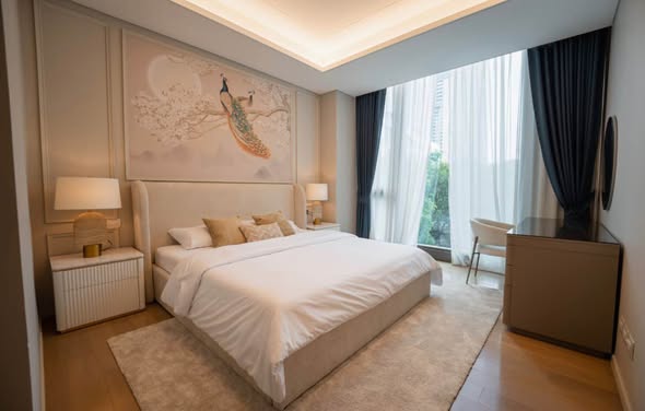 bedroom of Baan Sindhorn (บ้านสินธร)