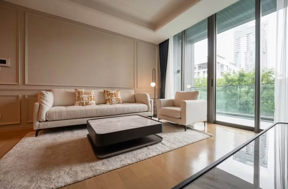 bedroom and living room of Baan Sindhorn (บ้านสินธร)