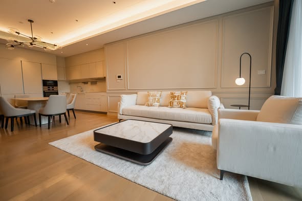 living room of Baan Sindhorn (บ้านสินธร)