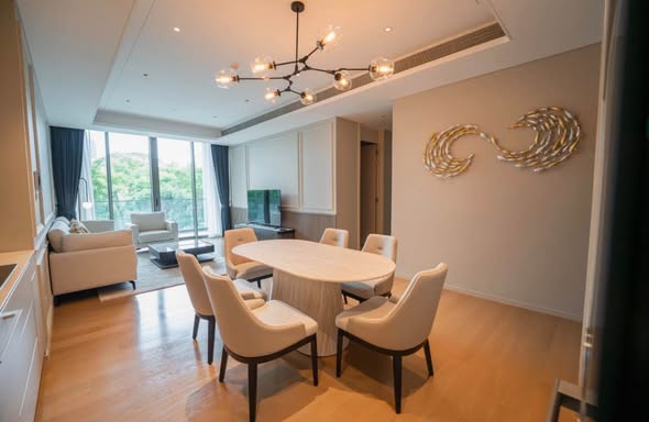 living room and room interior of Baan Sindhorn (บ้านสินธร)