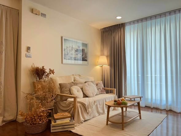 bedroom and living room of Baan Siriruedee