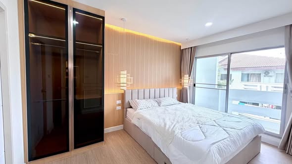 bedroom and room interior of Bansuanthon