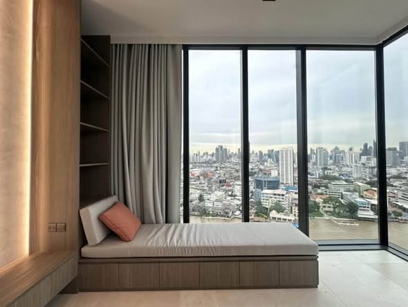 bedroom and room interior of Banyan Tree Residences Riverside Bangkok บันยัน ทรี เรสซิเดนซ์ ริเวอร์ไซด์ กรุงเทพ
