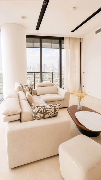 living room of Banyan Tree Residences Riverside Bangkok บันยัน ทรี เรสซิเดนซ์ ริเวอร์ไซด์ กรุงเทพ