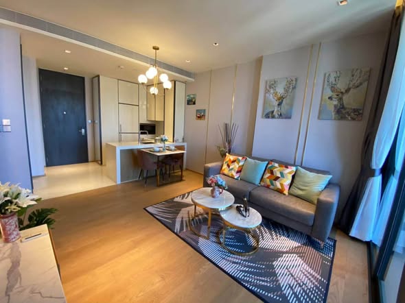 bedroom and living room of BEATNIQ