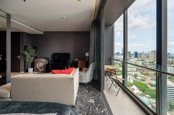 living room and bedroom of BEATNIQ