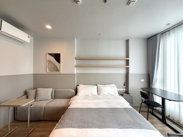 bedroom of แอ็บสแตร็กส์ พหลโยธิน พาร์ค (อาคาร เอ)