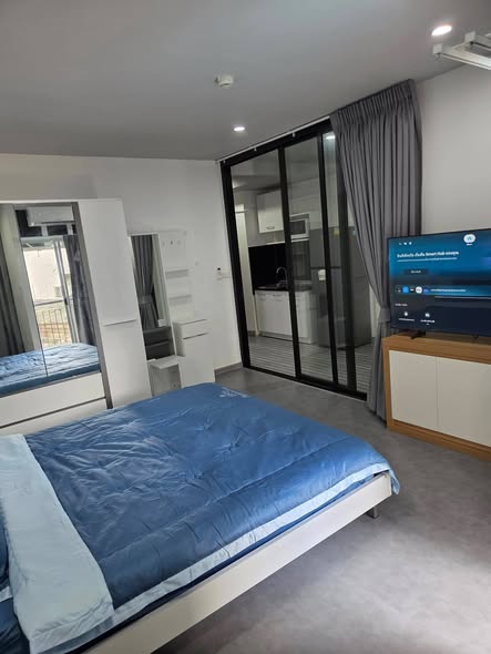 bedroom of กลางกรุงรีสอร์ทคอนโด