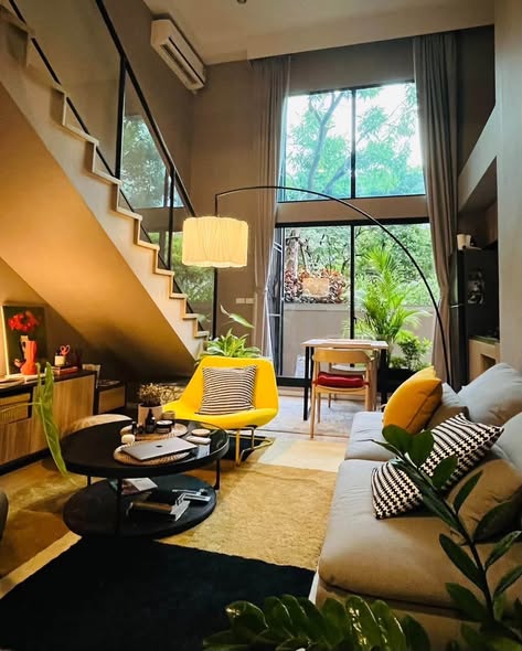 living room of Blossom Condo Sathon-Charoen Rat