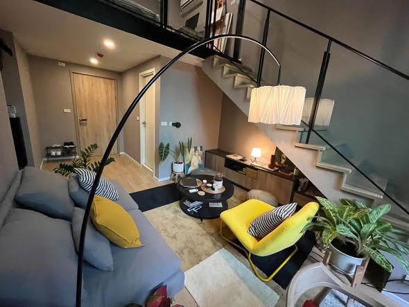 living room of Blossom Condo Sathon-Charoen Rat