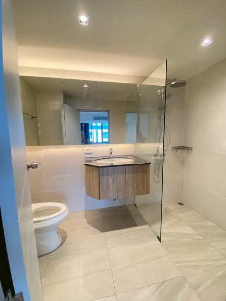 room interior and bathroom of B.T. Residence