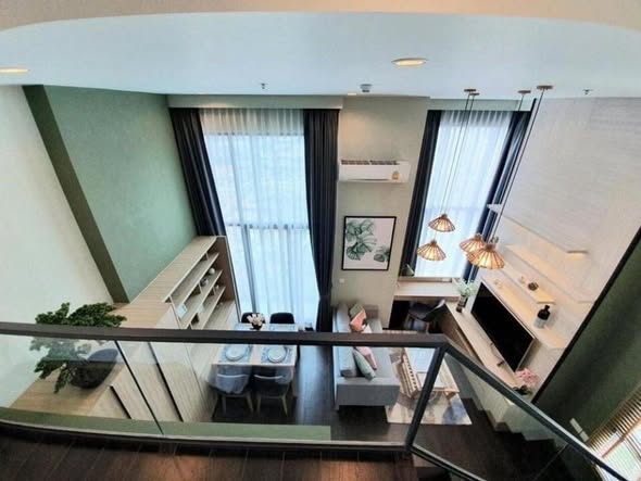 living room of C Ekkamai Condominium