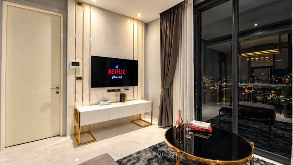 bedroom and living room of Canapaya Residences