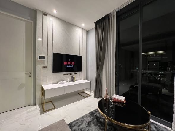 living room and bedroom of Canapaya Residences