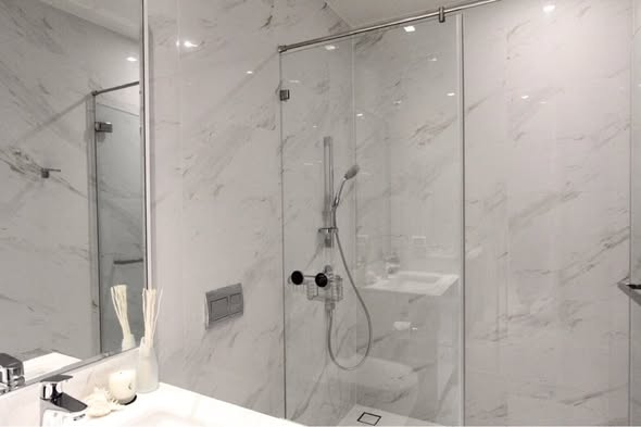 room interior and bathroom of Canapaya Residences